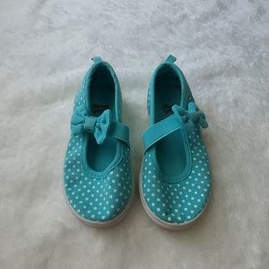 Faded Glory Girls Size 8 Slip on Shoes
